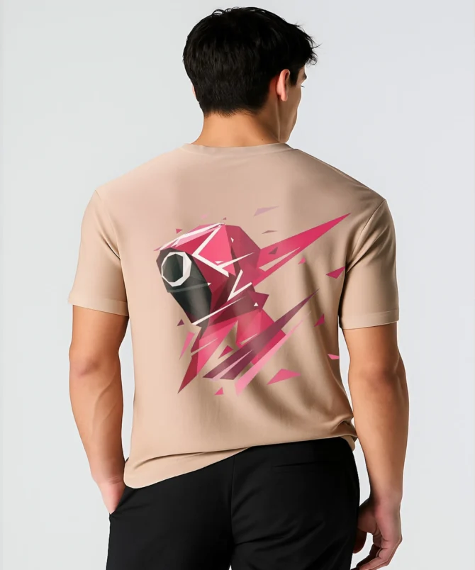 Beige Squid Game Printed Regular fit T-Shirt - Image 2